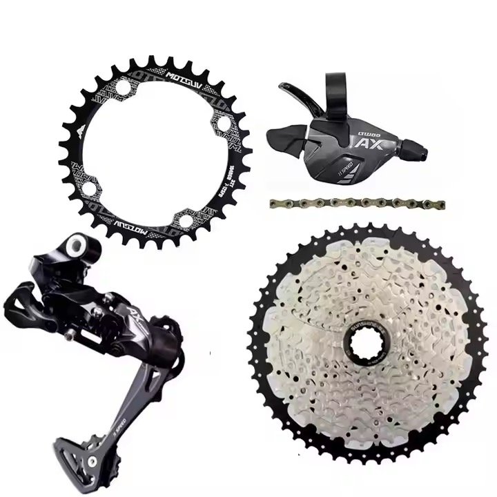 LTWOO AX11 11 Speed Bicycle Bike Trigger Shifter Rear Derailleur 11s+Cassette 50T /S11 Chain Bicycle 1x11 Transmission Groupset